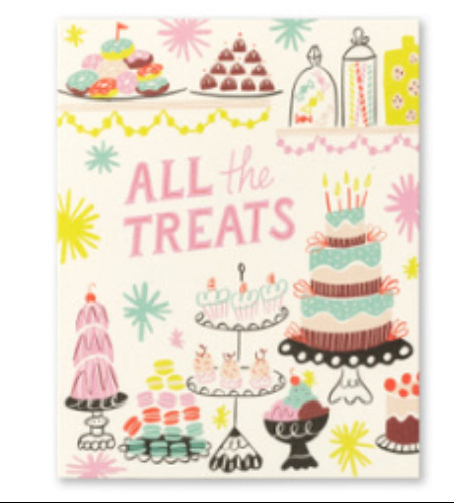 All The Treats - Birthday Card