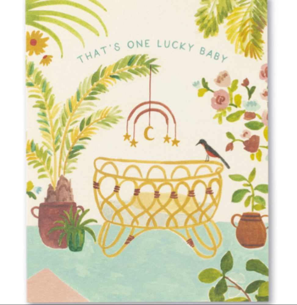 That's One Lucky Baby - Baby Card