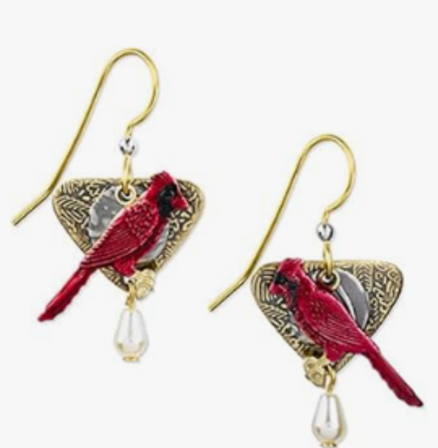 Cardinal Dangle Earrings