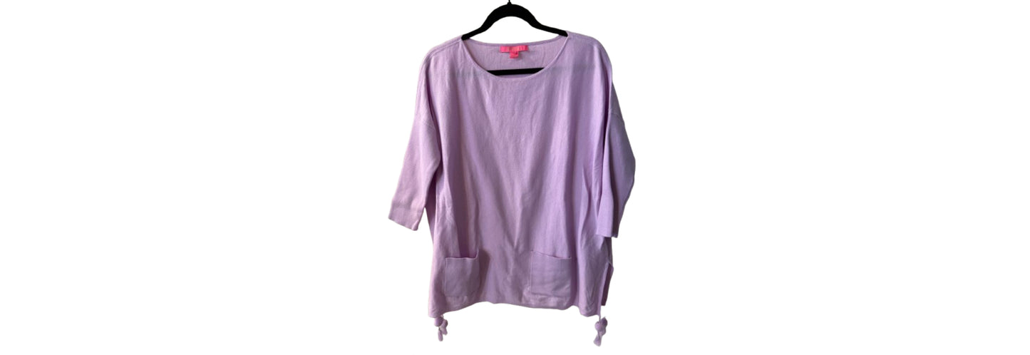 Lilly Pulitzer Elba Flowy Lilac Top | Preowned