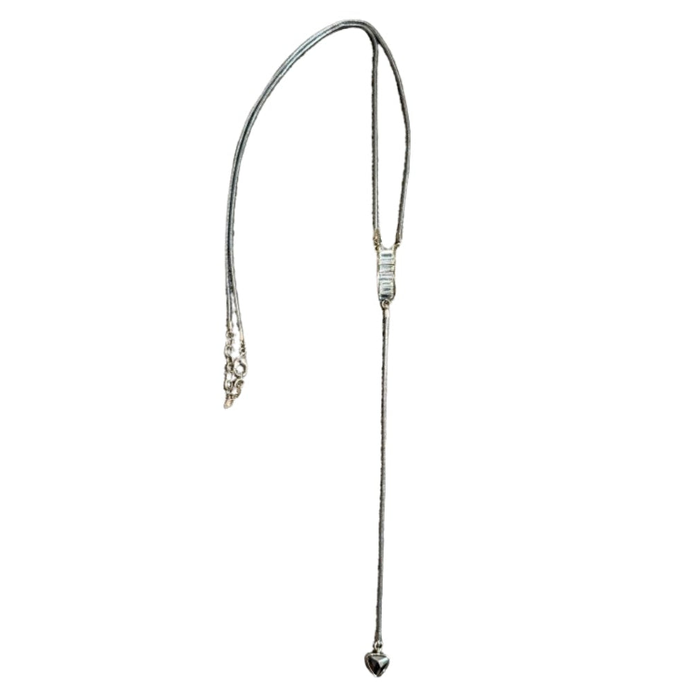 White House Black Market Necklace Crystal with Drop Long | Preowned