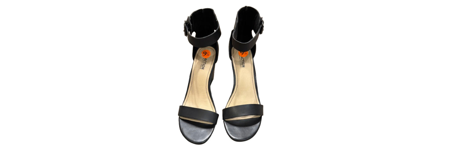 Kenneth Cloe Ankle Wrap Open Toe Sandal - SZ 9.5 | Preowned