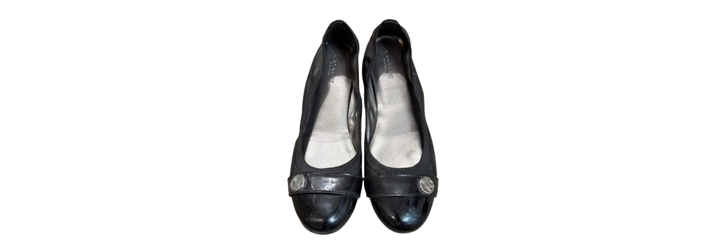 Coach Black Ballet Flats - SZ 9.5 | Preowned