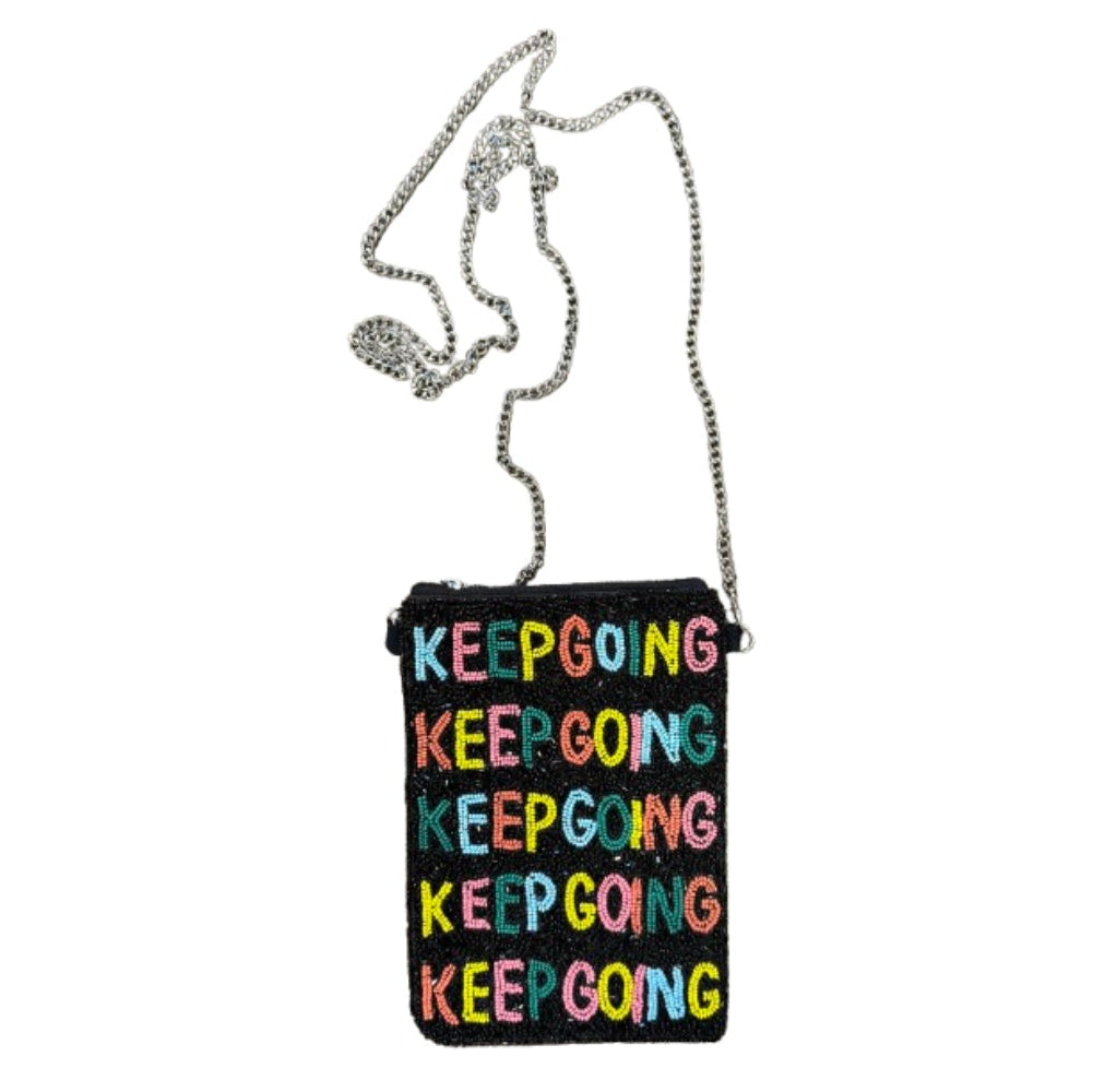 Beaded Bag Keep Going