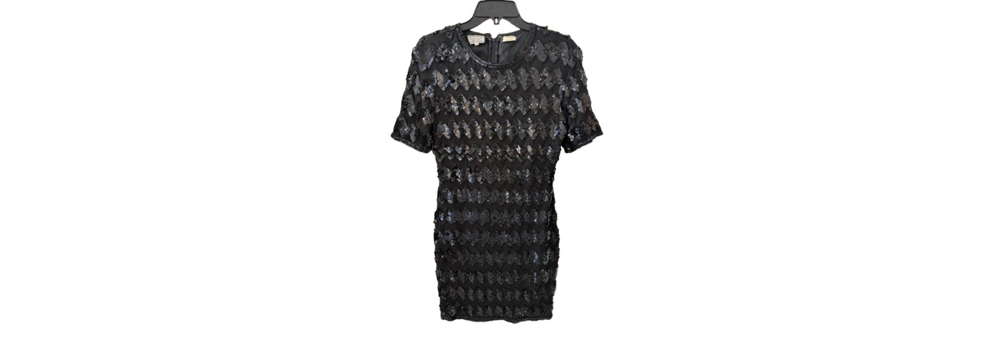 Stenay Vintage Silk Beaded Sequined Cocktail Party Dress - SZ 4 | Preowned