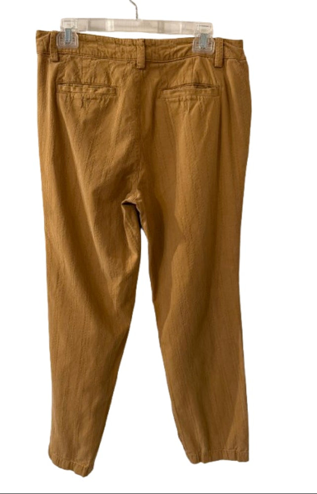 Anthropologie Camel Stitch Pants - SZ 28 | Preowned