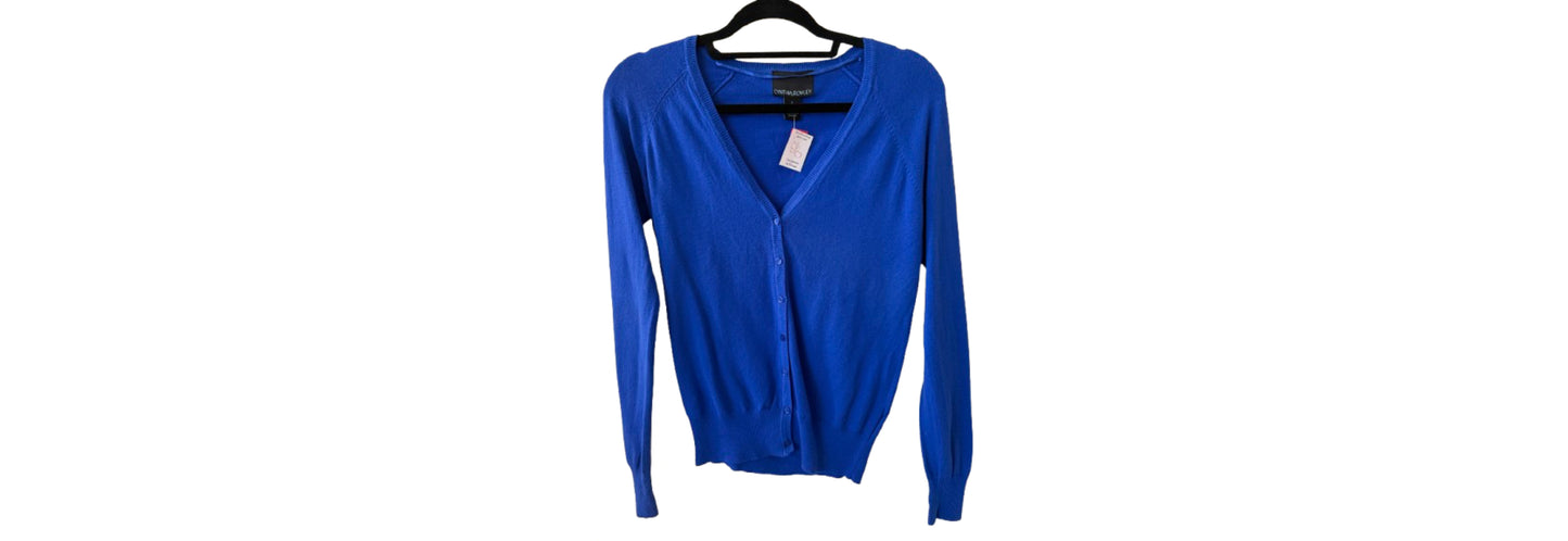 Cynthia Rowley Blue Cardigan - SM | Preowned