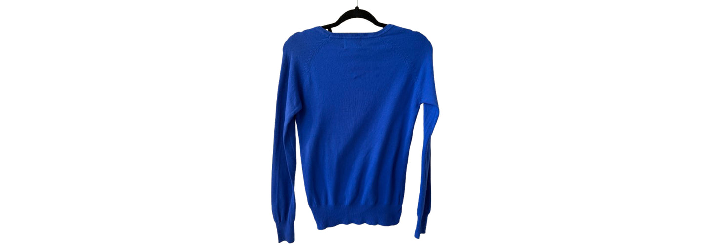 Cynthia Rowley Blue Cardigan - SM | Preowned