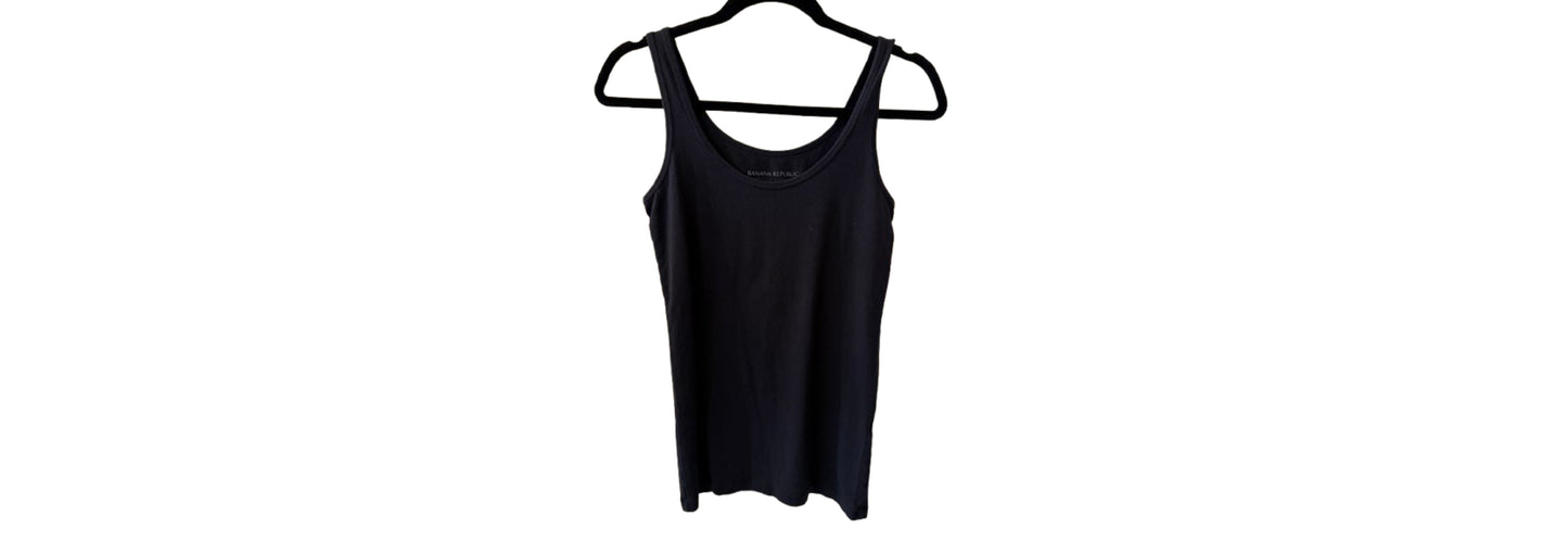 Banana Republic Black Tank Top - SM | Preowned