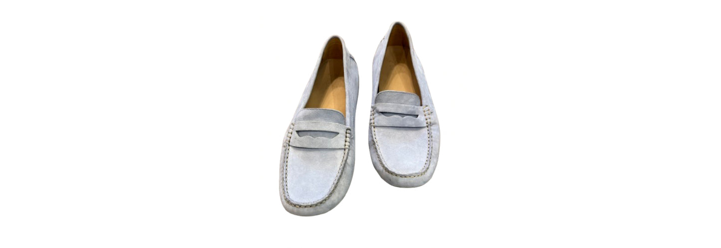 Naturalizer Blue Suede Penny Loafer SZ 9.5