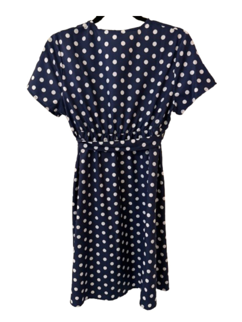 Blue Dress with White Polka Dots - SM | Preowned