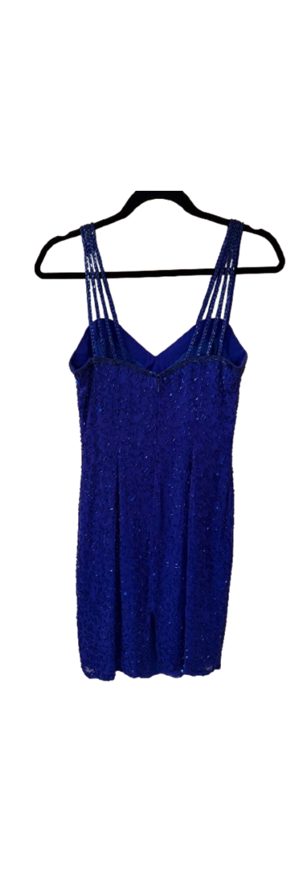 Niteline Royal Blue Sequins Dress - SZ 4 | Preowned