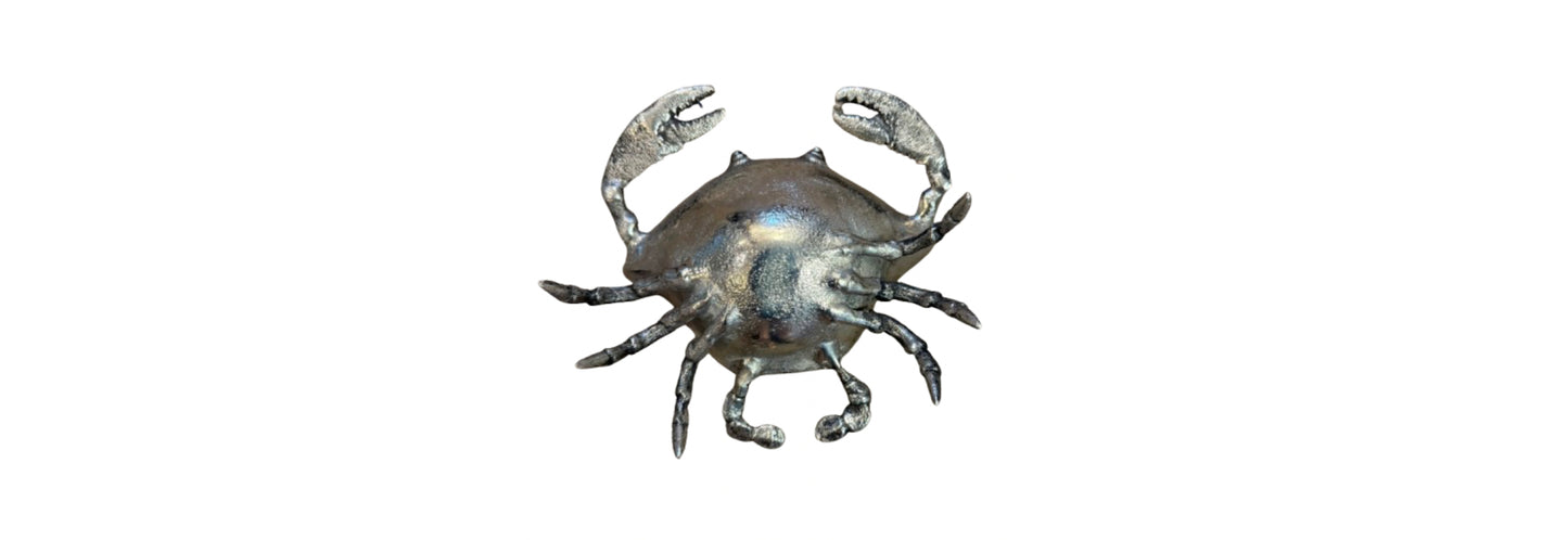 Crab Dish Silver Tone | Preowned