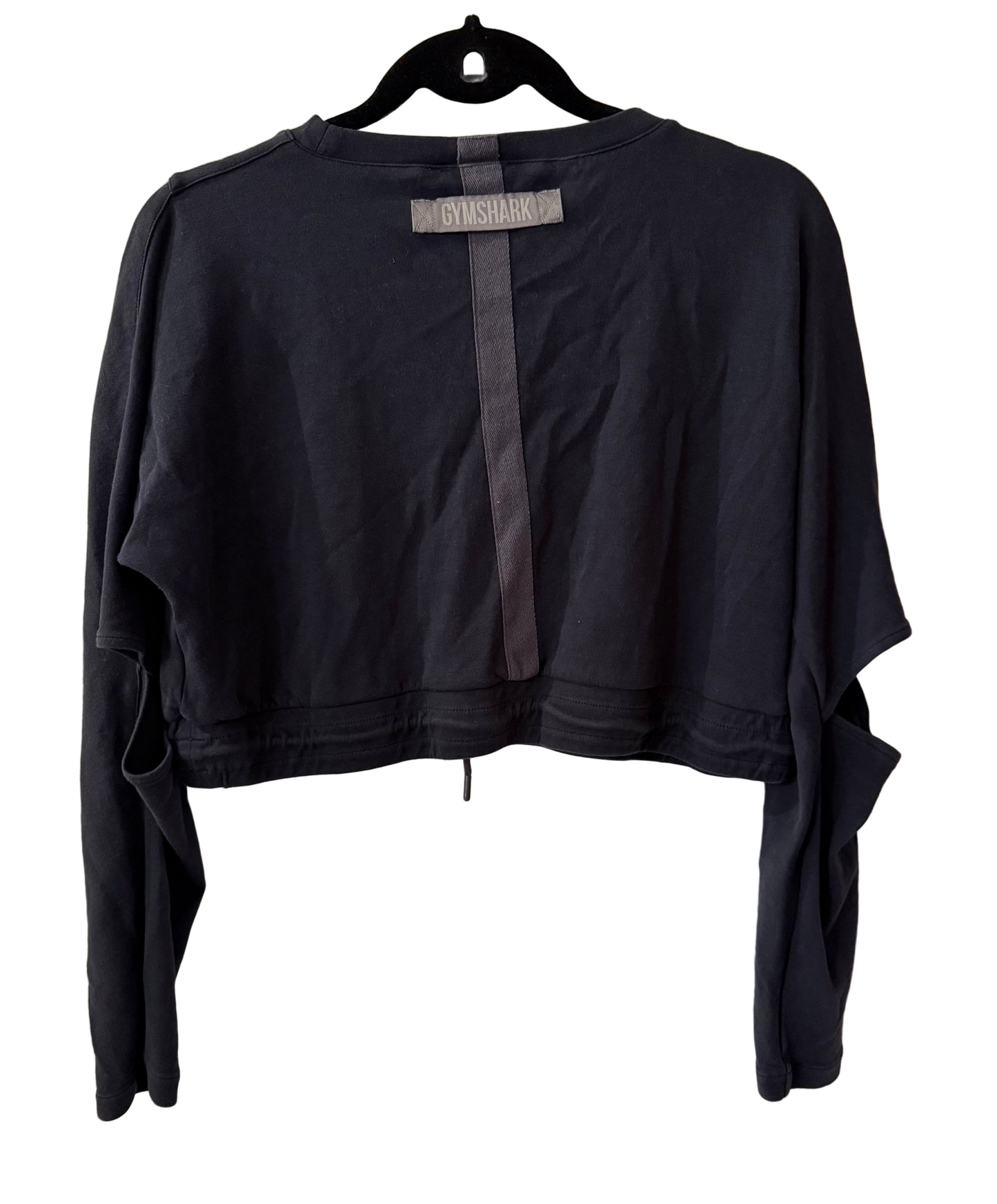 Gymshark Black Crop Top - Small | Preowned