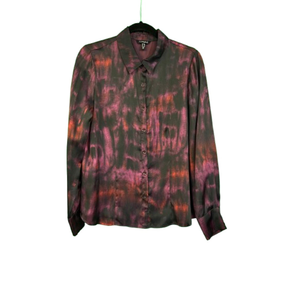 Conrad C Blouse Purple Black - Medium