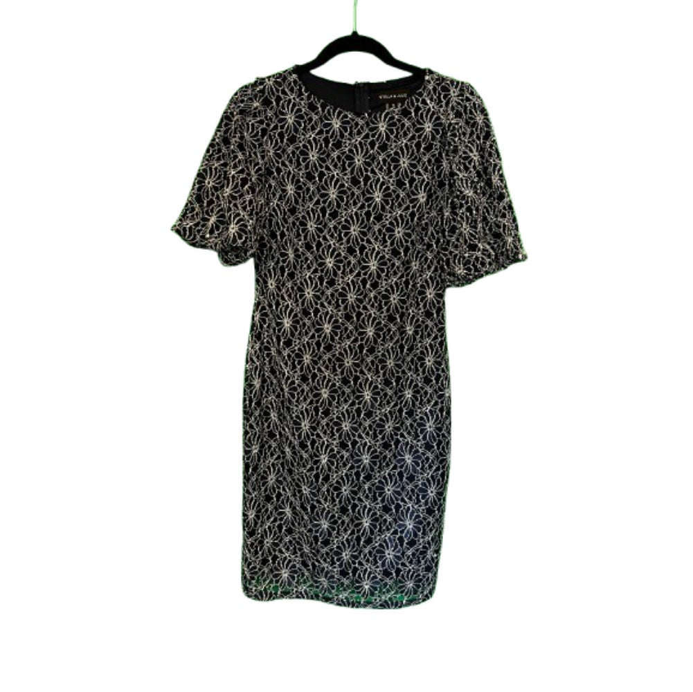 Stella & Julie Blue Short Sleeve Dress Size 6 | Preowned