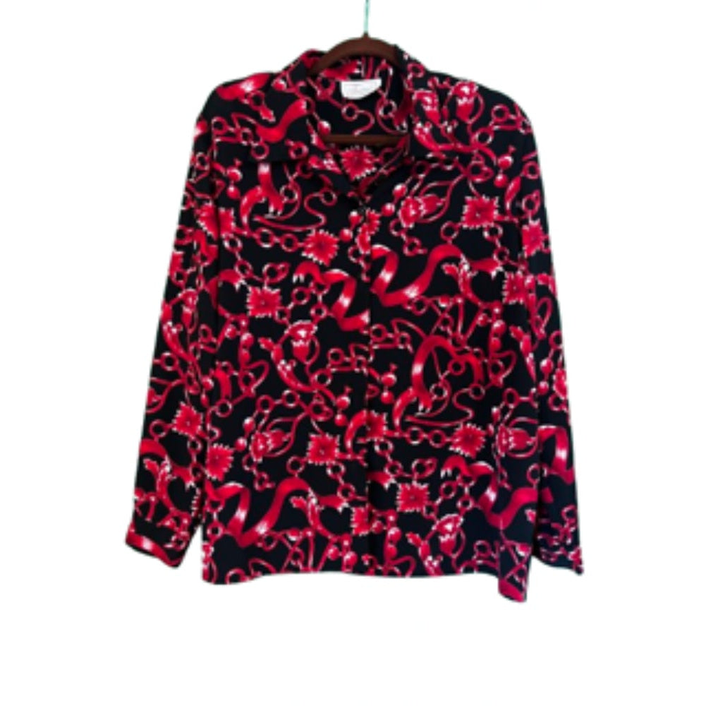 Tradition Blouse Floral Print - Medium