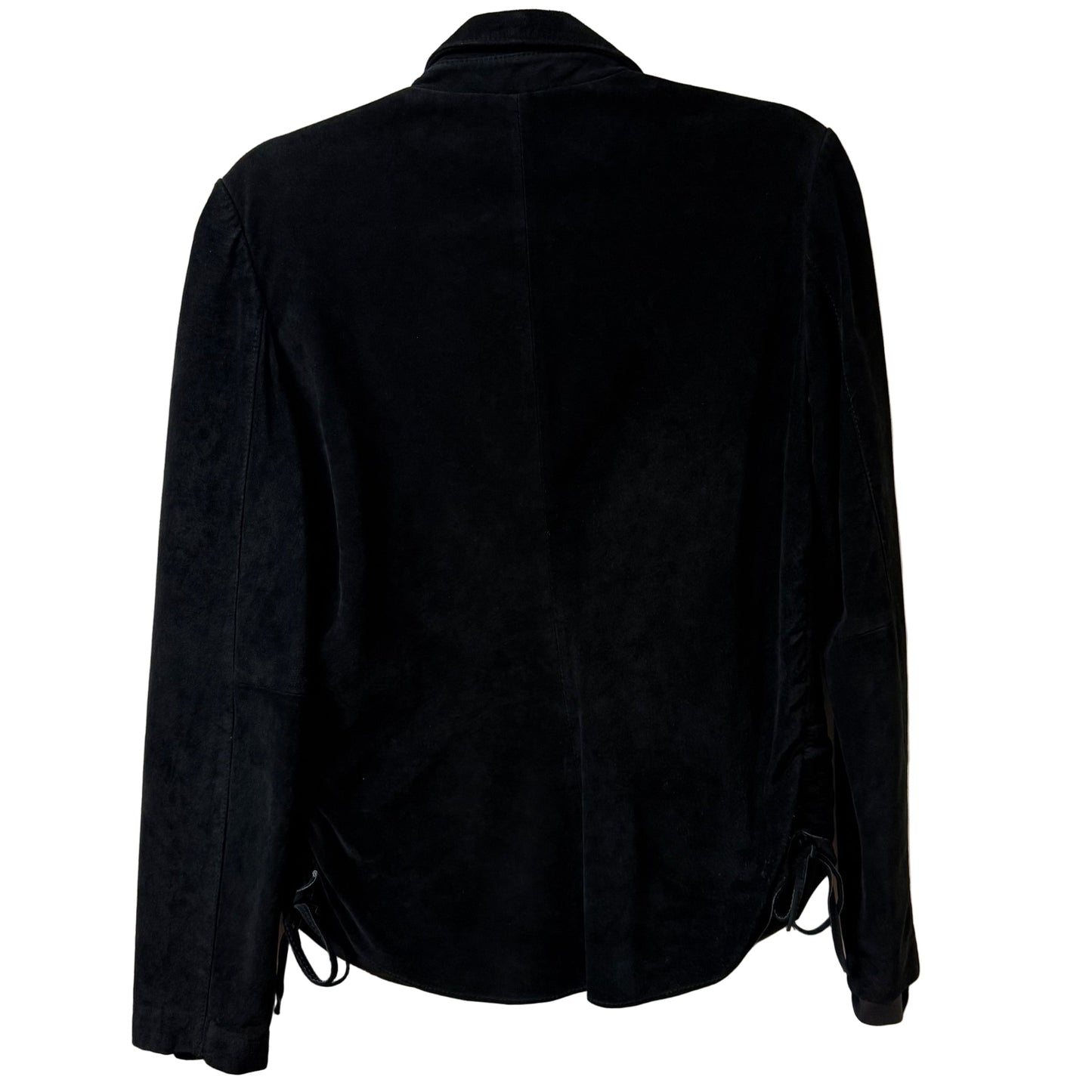Revue Black Suede Jacket - SZ 10 | Preowned