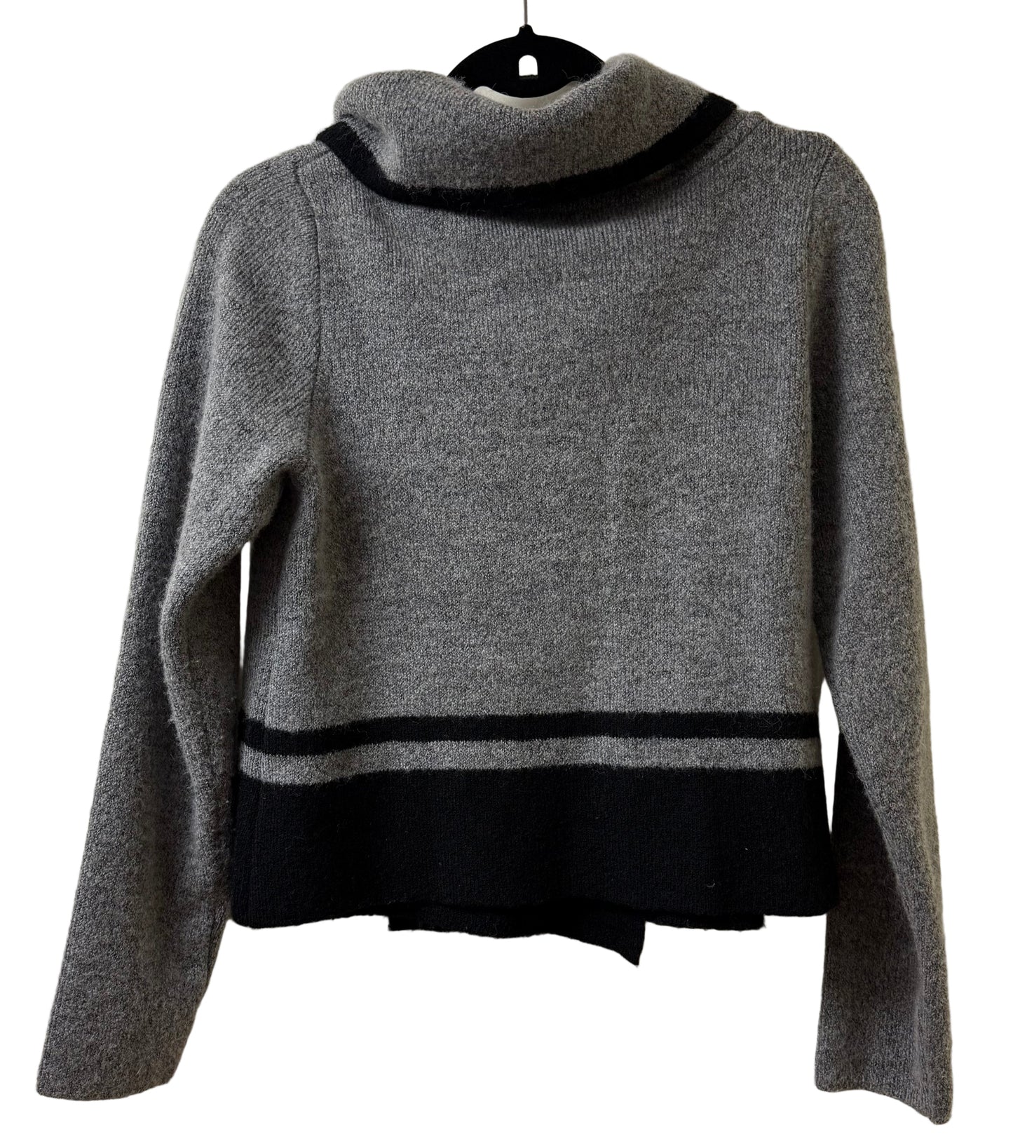 Max Studio Gray Crop Sweater - Medium | Preowned