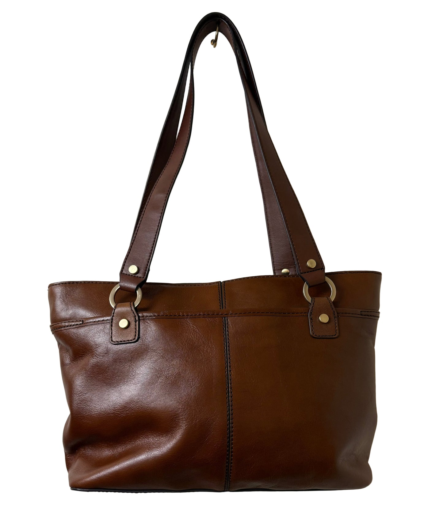 Etienne Aigner Brown Handbag with Snakeskin | New with Tags