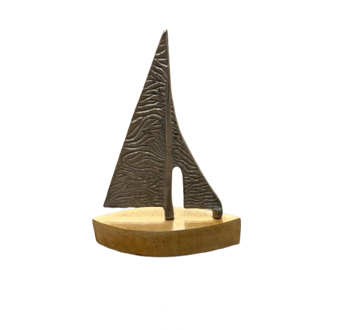 Aluminum Metal Mast Sailboat Home Decor | Preowned