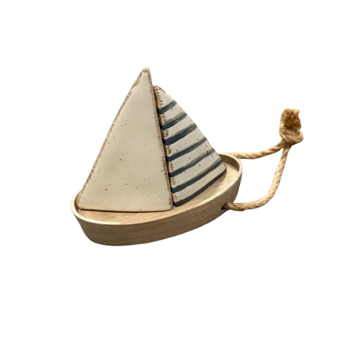 Sailboat Salt and Pepper Shakers | New Never Used