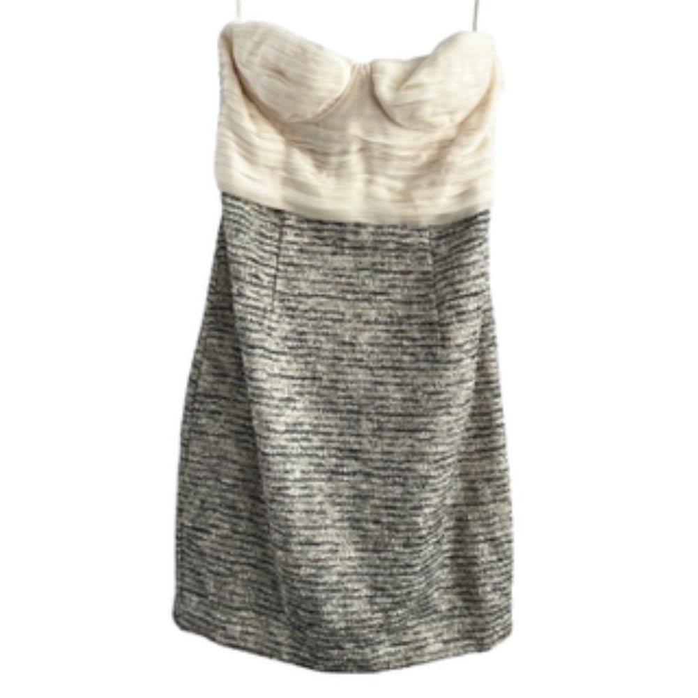Alice & olivia Dress Cream Black and Gold -