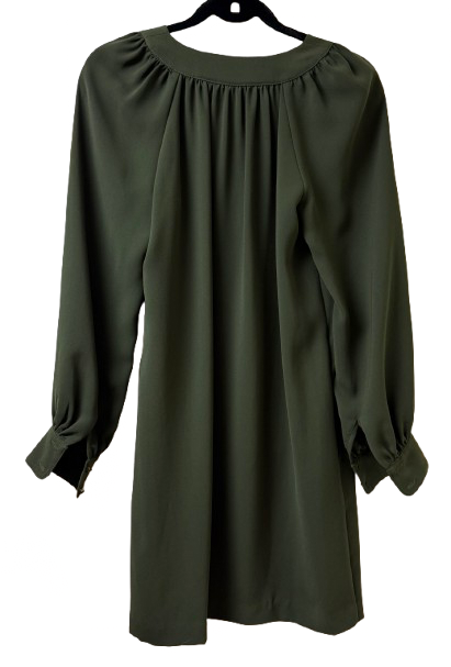 Tina Turk Olive Long Sleeve Dress XS New with Tags | Preowned