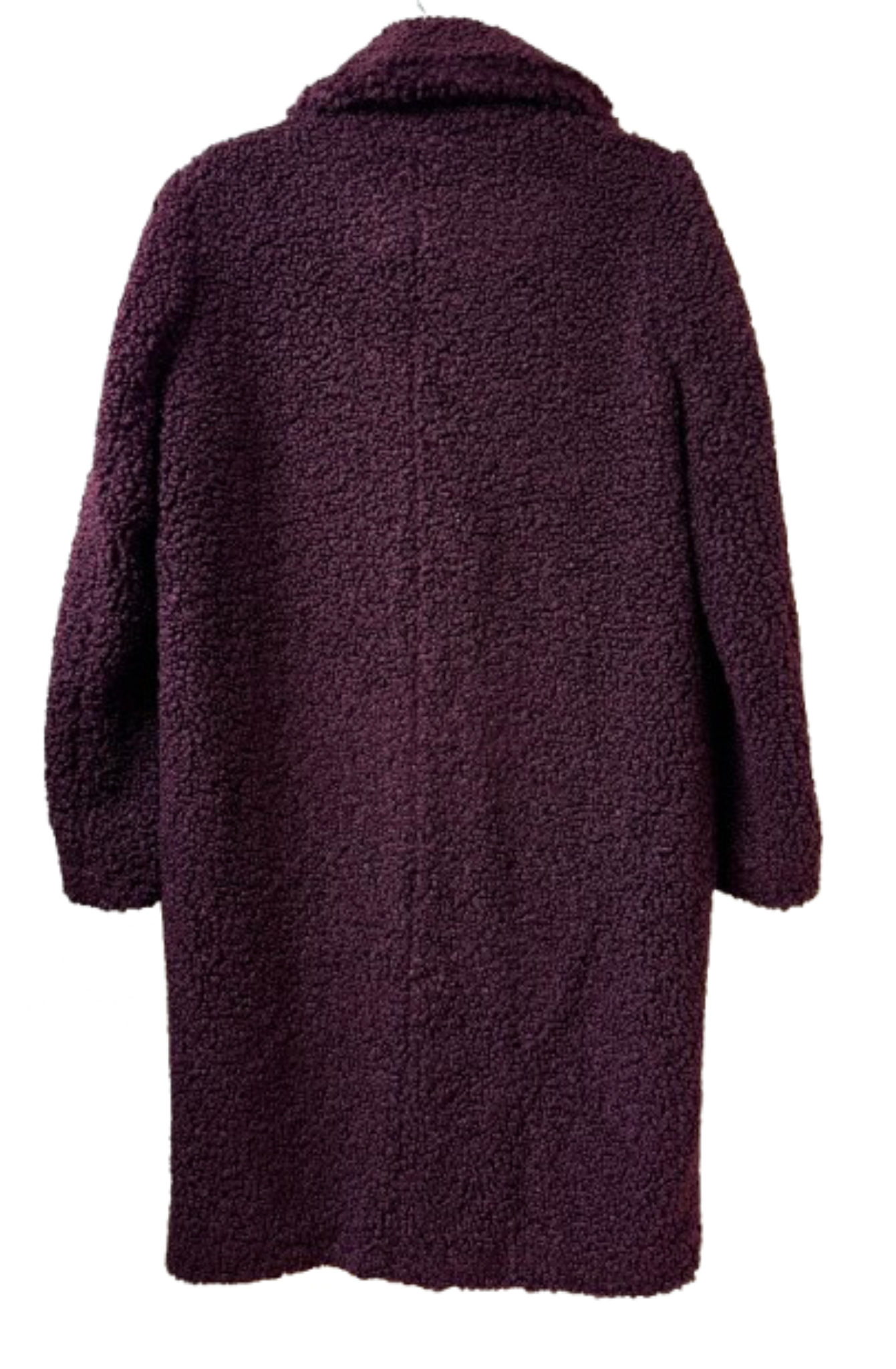 Ann Taylor Eggplant Boucle Coat - X Small | Preowned