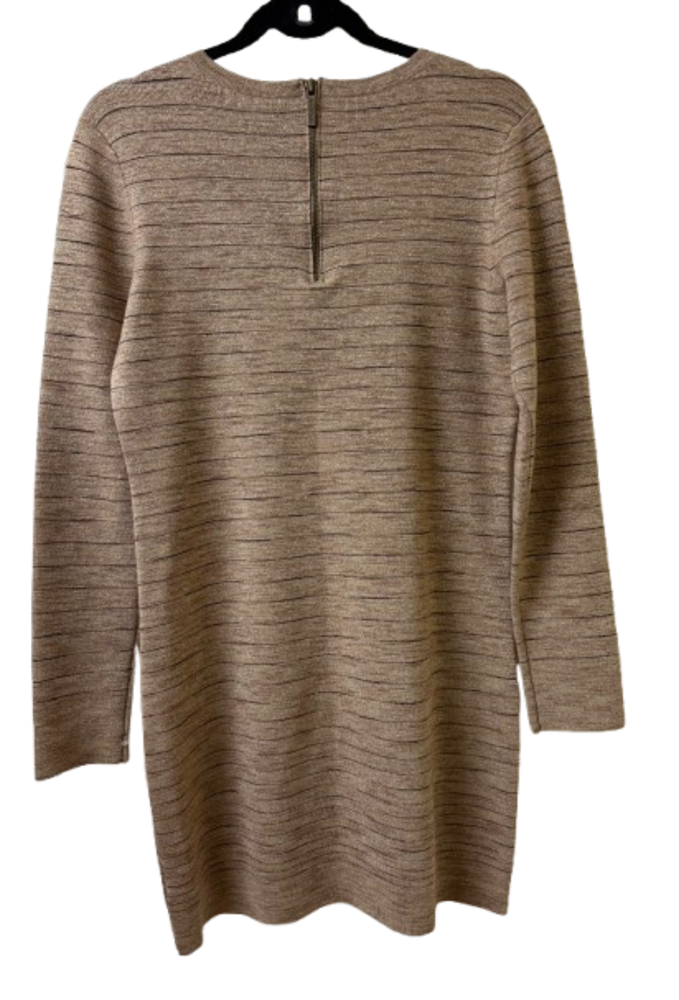 Michael Kors Gold Shimmer Sweater Dress - Medium | Preowned
