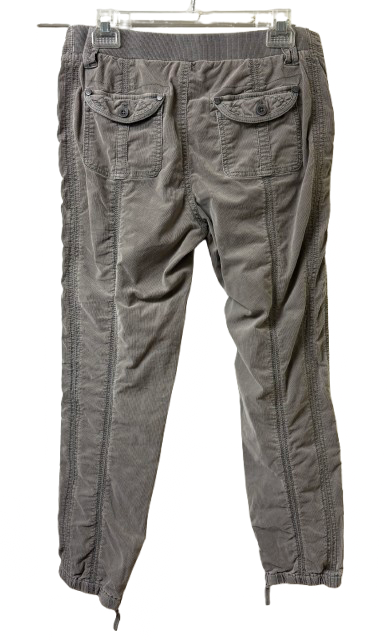Anthropologie Marrakech Tan Corduroy Cargo Pants with Zip Ankle Small | Preowned
