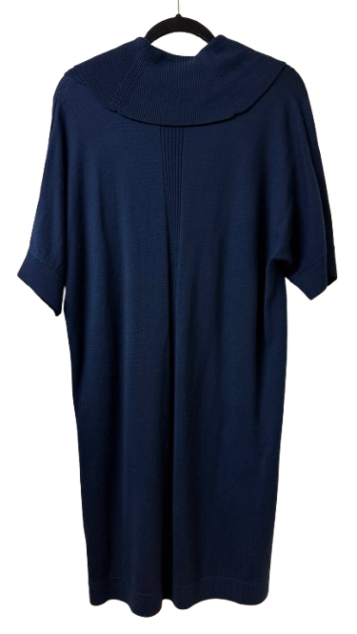 Michael Kors Navy Cowl Neck Sweater Dress - SZ 10-12 | Preowned