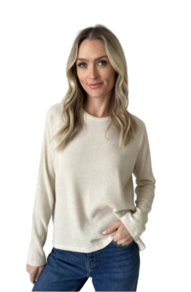 Lazy Sunday Top Eggshell - Small