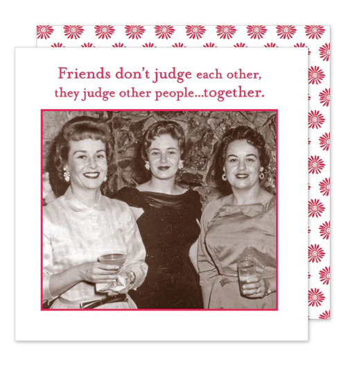 Napkins: Friends Don't Judge