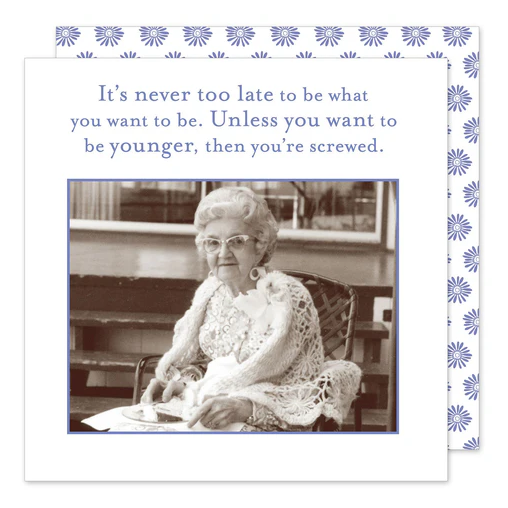 Napkins: Never Too Late