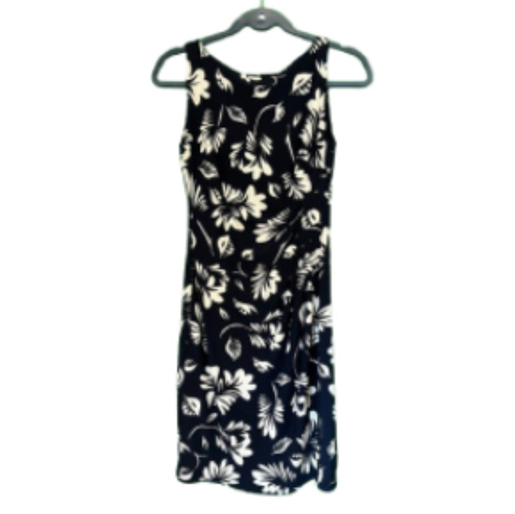 Lauren Navy Floral Dress - Size 2