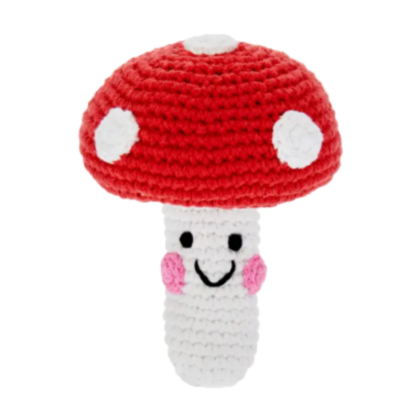 Pretend Play Food Rattle - Red Mushroom