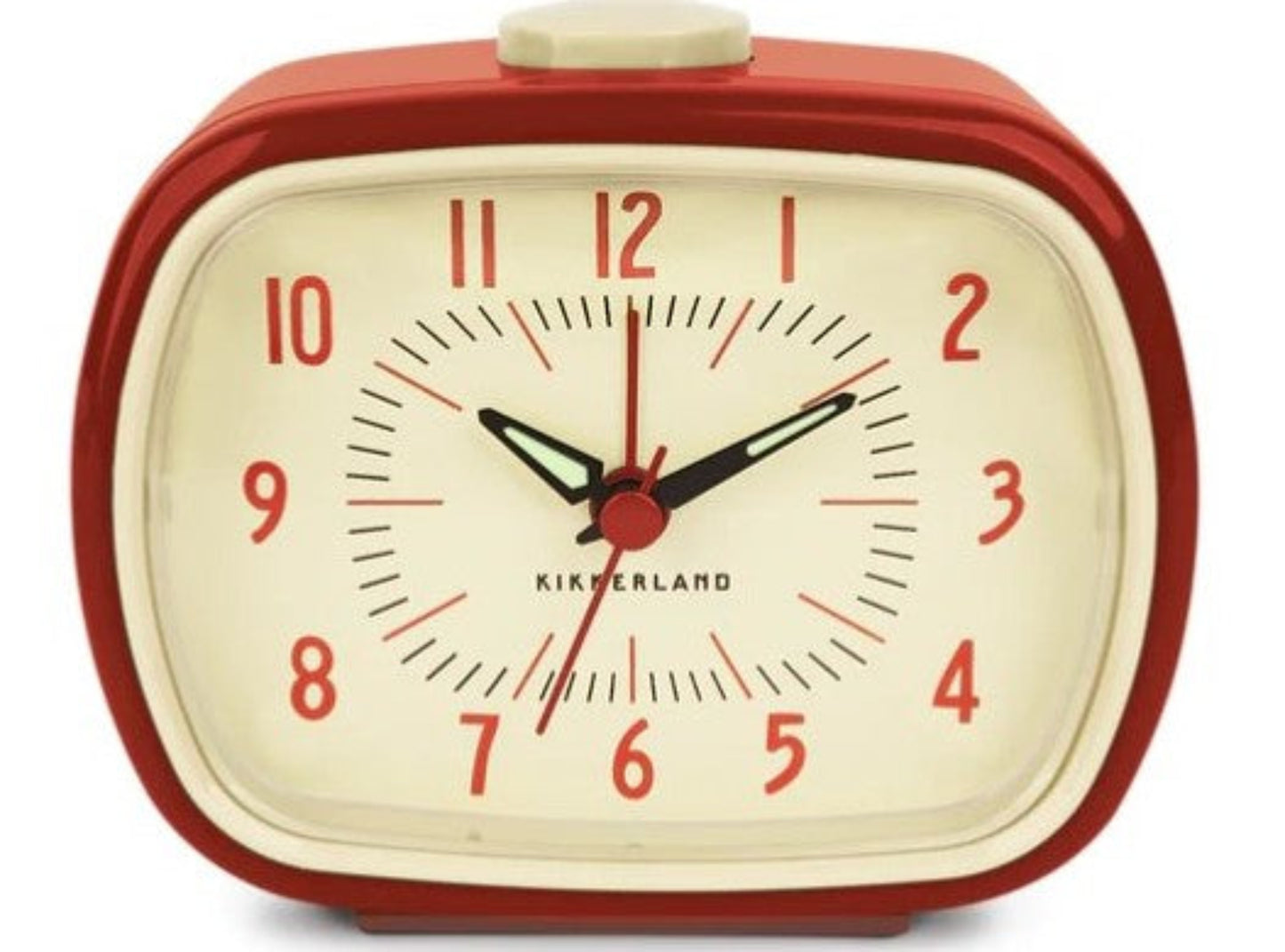 Red Retro Alarm Clock