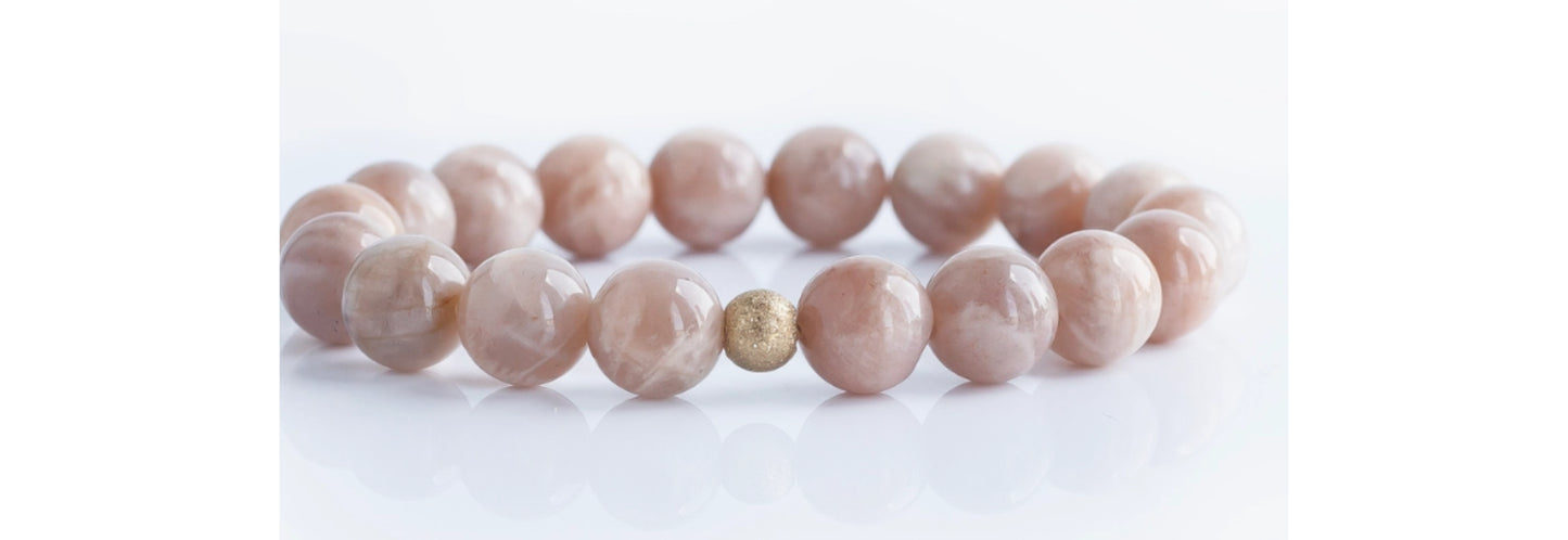Gemstone Bracelet Sunstone 10mm