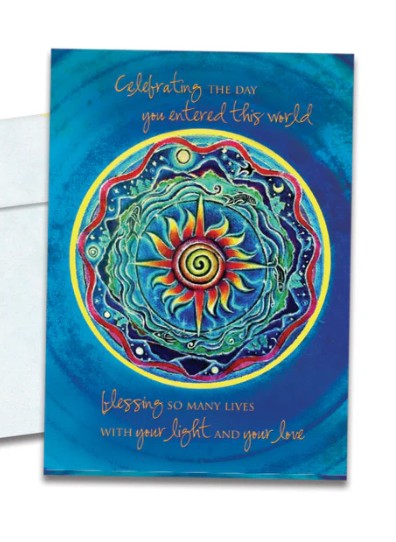 Celebrating The Day Birthday Greeting Card