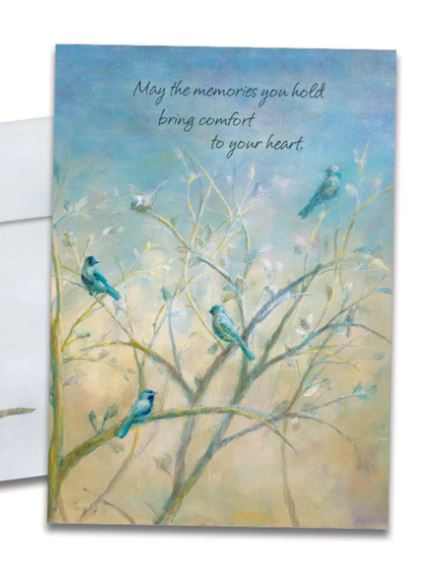 Comforting Birds Sympathy Card