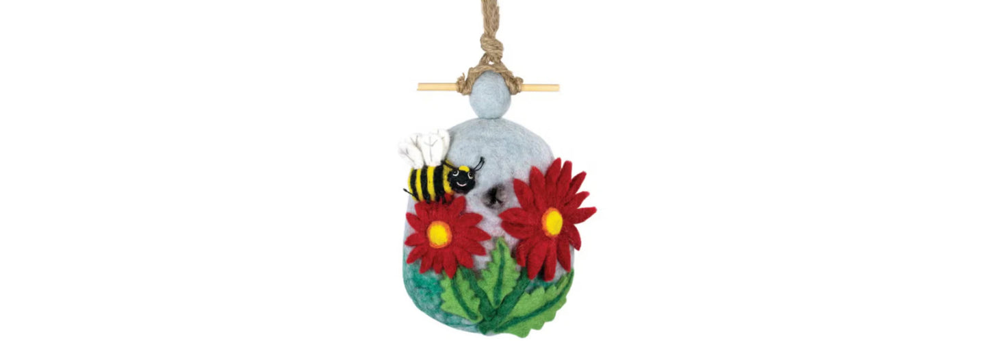 Felted Birdhouses