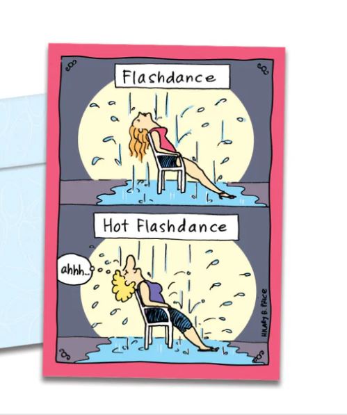 Flashdance Birthday Card