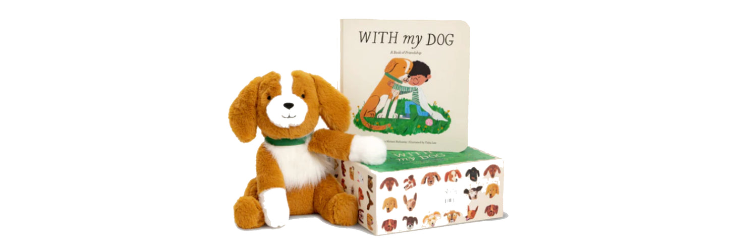 Book: With My Dog Book & Plush Set