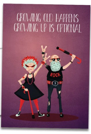 Growing Old Birthday Greeting Card