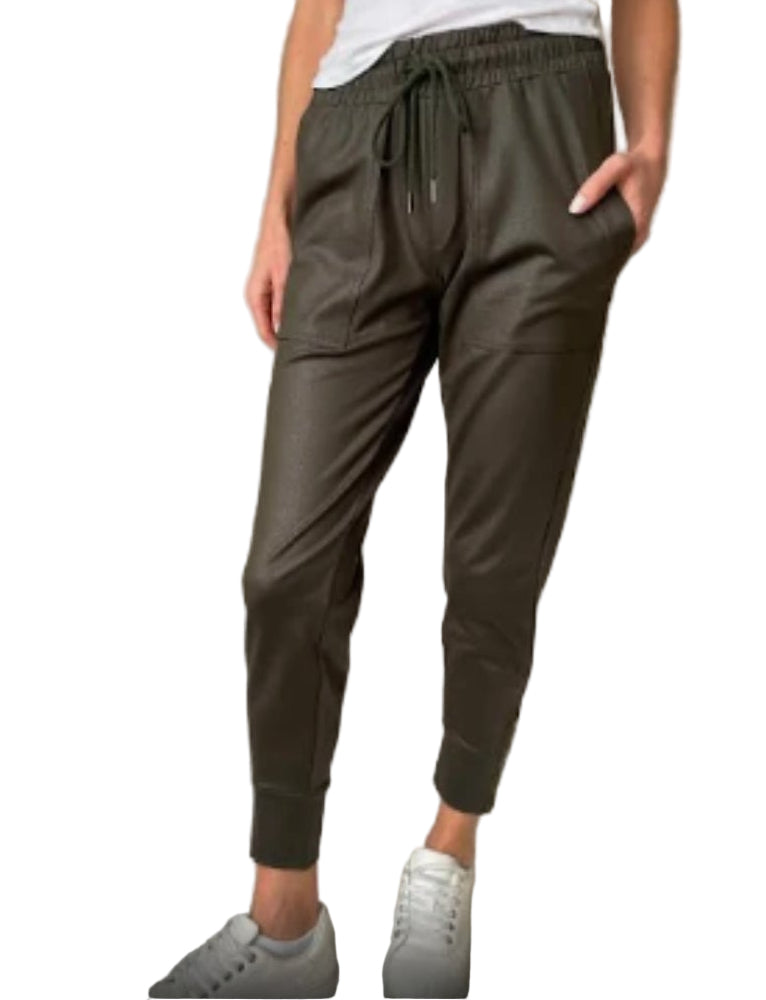 Headliner Coated Jogger - Olive