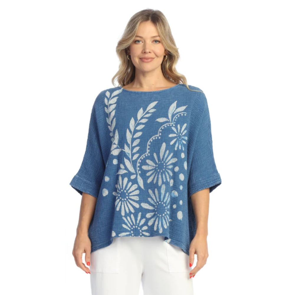 Napoli Mineral Washed Double Gauze Boxy Top