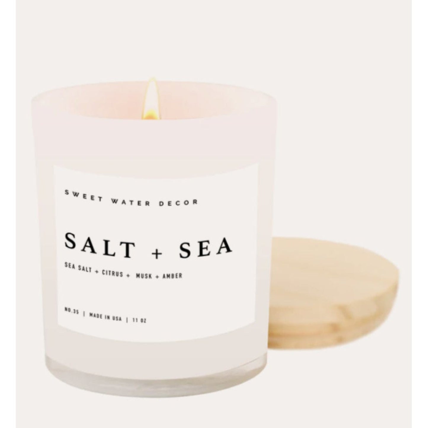 Soy Candle: Salt and Sea 11 oz