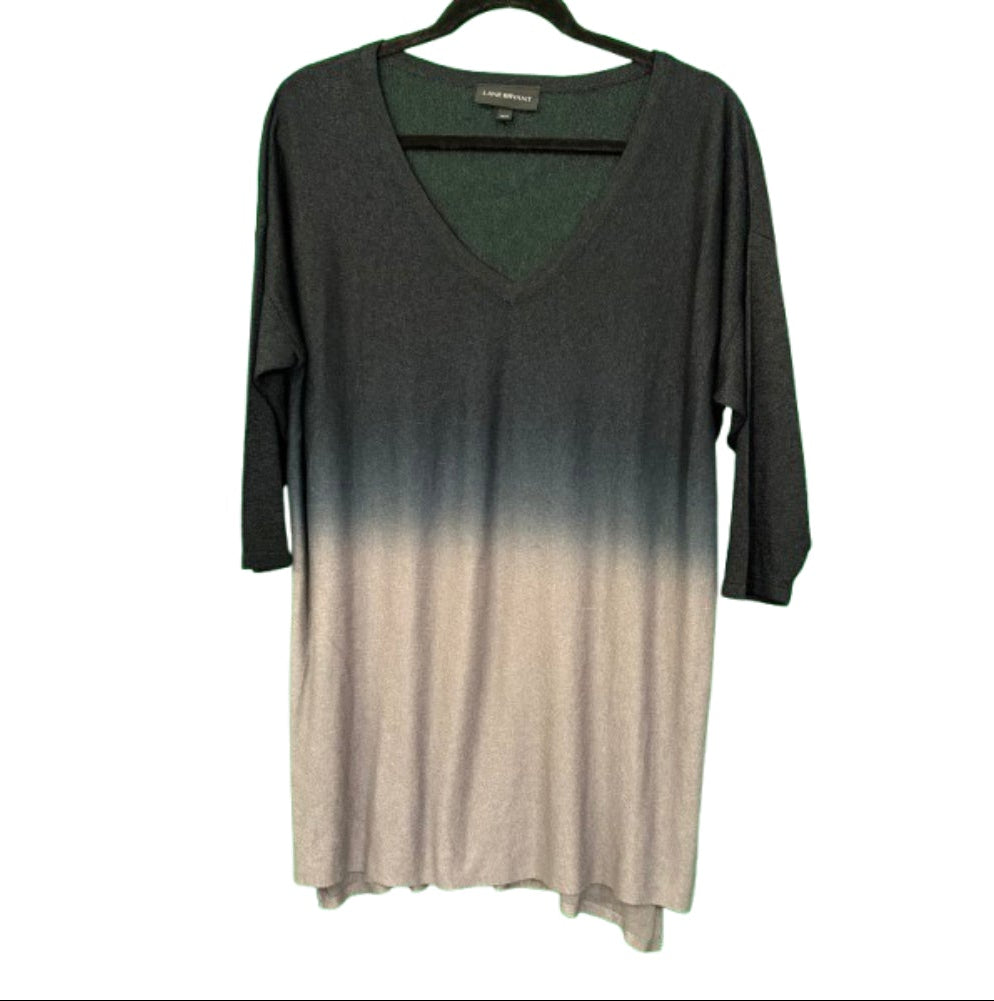 Lane Bryant Sparkle V Neck Tee- SZ 14/16 | Preowned