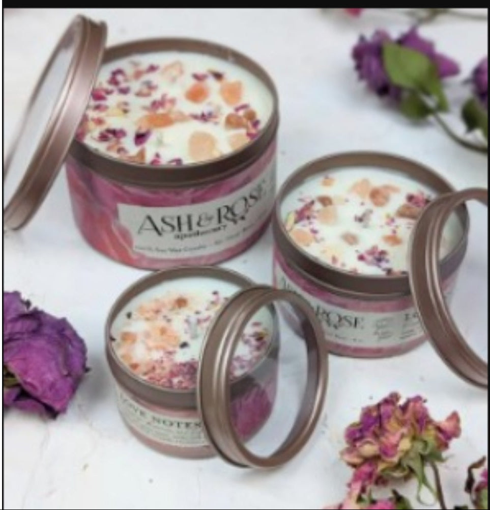 Love Notes Candle - Rose Petals 8 oz
